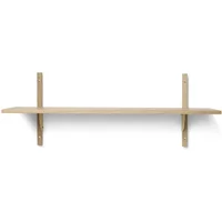 Ferm Living Ferm Living - Sector Wandregal single, 87 cm, Eiche / Messing