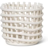 Ferm Living Ferm Living - Keramik Korb, klein, off-white