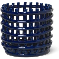 Ferm Living Ferm Living - Keramik Korb, klein, blau