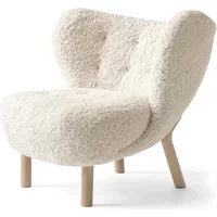 &Tradition &Tradition - Little Petra VB1 Lounge Chair, Eiche geölt / Schaffell Moonlight