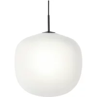 Muuto Muuto - Rime Pendelleuchte Ø 45 cm, opal / schwarz