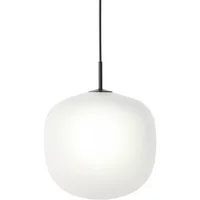 Muuto Muuto - Rime Pendelleuchte Ø 37 cm, opal / schwarz