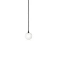 Muuto Muuto - Rime Pendelleuchte Ø 12 cm, opal / schwarz