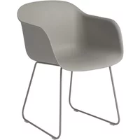 Muuto Muuto - Fiber Armchair Sled Base, grau