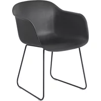Muuto Muuto - Fiber Armchair Sled Base, schwarz