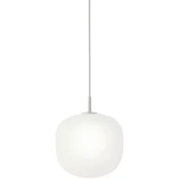Muuto Muuto - Rime Pendelleuchte Ø 25 cm, opal / grau