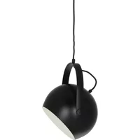 Frandsen Frandsen - Ball Pendelleuchte mit Griff Ø 19 cm, schwarz / weiß