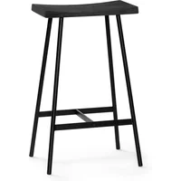 Andersen Furniture Andersen Furniture - HC2 Barhocker H 65 cm, Eiche schwarz / Stahl schwarz