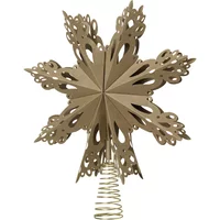 Broste Copenhagen Broste Copenhagen - Christmas Star Christbaumspitze Ø 30 cm, braun natur