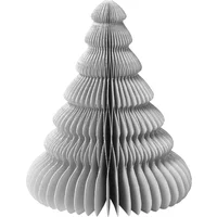 Broste Copenhagen Broste Copenhagen - Paper Christmas Tree Dekoration, Ø 13 x H 15 cm, silber