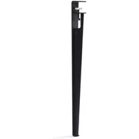TipToe TipToe - Tisch- und Schreibtischbein H 75 cm, graphitschwarz