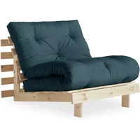Karup Karup - Roots Schlafsessel 90 cm, Kiefer natur / petrolblau (757)