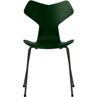 Fritz Hansen Fritz Hansen - Grand Prix Stuhl, schwarz / Esche evergreen gefärbt
