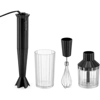 Alessi Alessi - Plissé Stabmixer Set, schwarz