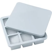 Stelton RIG-TIG by Stelton - Freeze-It Eiswürfelbereiter mit Deckel groß, hellblau