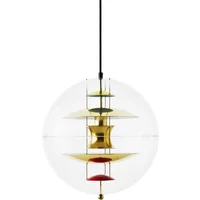 Verpan Verpan - VP Globe Pendelleuchte Ø 40 cm, Messing / klar