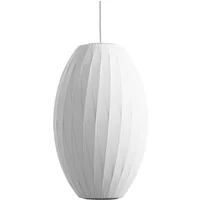 Hay HAY - Nelson Cigar Crisscross Bubble Pendelleuchte M, Ø 33,5 x H 53,5 cm, off white