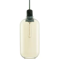 Normann Copenhagen Normann Copenhagen - Amp Pendelleuchte large, Gold / grün