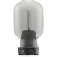 Normann Copenhagen Normann Copenhagen - Amp Tischleuchte, Marmor schwarz / smoke