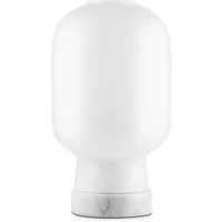 Normann Copenhagen Normann Copenhagen - Amp Tischleuchte, Marmor weiß / weiß