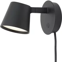 Muuto Muuto - Tip LED-Wandleuchte, schwarz