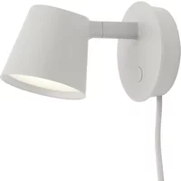 Muuto Muuto - Tip LED-Wandleuchte, grau