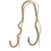 Ferm Living Ferm Living - Curvature Wandhaken doppelt, messing