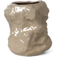 Ferm Living Ferm Living - Tuck Bodenvase, Ø 34 x H 40 cm, cashmere