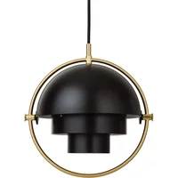 Gubi GUBI - Multi-Lite Pendelleuchte S, Ø 22,5 cm, Messing / schwarz