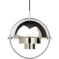 Gubi GUBI - Multi-Lite Pendelleuchte Ø 36 cm, Chrom
