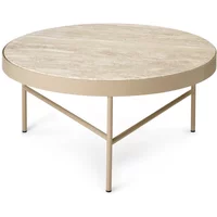 Ferm Living Ferm Living - Travertine Couchtisch, groß, cashmere