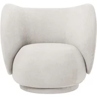 Ferm Living Ferm Living - Rico Lounge Chair, Bouclé off-white