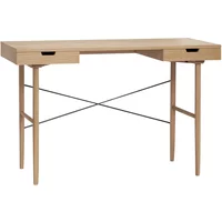 Hübsch Interior Hübsch Interior - Schreibtisch mit 2 Fächern, 120 x 55 cm, Eiche