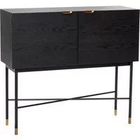 Hübsch Interior Hübsch Interior - Kommode mit 2 Fächern, schwarz / Messing