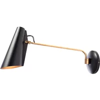 Northern Northern - Birdy Wandleuchte long, schwarz / Messing