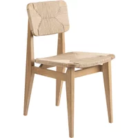 Gubi GUBI - C-Chair Dining Chair Paper Cord, Eiche geölt