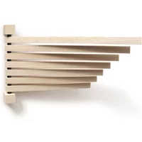 side by side side by side - Pavo Wandgestell S, Esche