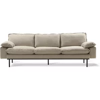 HKliving HKliving - Retro Sofa, 4-Sitzer, beige