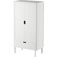 Sebra Sebra - Kinder-Kleiderschrank 2-türig, classic white