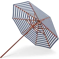 Skagerak Fritz Hansen - Skagerak Messina Sonnenschirm Ø 270 cm, dunkelblau gestreift