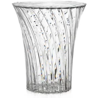 Kartell Kartell - Sparkle Hocker, Ø 38 x H 44 cm, glasklar