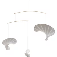Flensted Mobiles Flensted Mobiles - Waves 3 Mobile, weiß