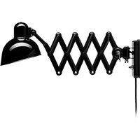 Fritz Hansen Fritz Hansen - KAISER idell 6718 Scherenleuchte Wandleuchte, schwarz glänzend