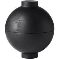 Kristina Dam Studio Kristina Dam Studio - Wooden Sphere Aufbewahrung XL Ø 16 x H 18 cm, Eiche schwarz
