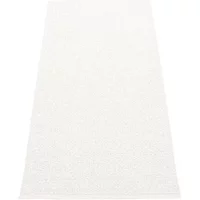 Pappelina Pappelina - Svea Teppich, 70 x 160 cm, white metallic / white