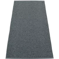 Pappelina Pappelina - Svea Teppich, 70 x 160 cm, granit / black metallic