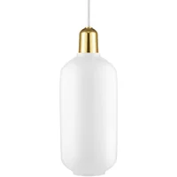 Normann Copenhagen Normann Copenhagen - Amp Pendelleuchte large, weiß / Messing