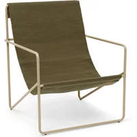 Ferm Living Ferm Living - Desert Lounge Chair, cashmere / olive