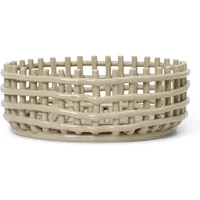 Ferm Living Ferm Living - Keramik Centerpiece Schale, cashmere