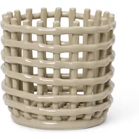 Ferm Living Ferm Living - Keramik Korb, klein, cashmere